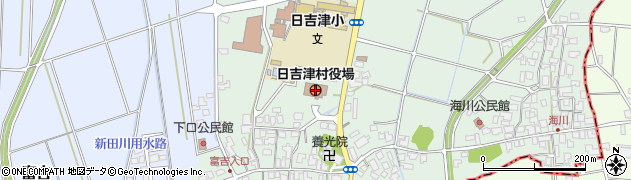 日吉津村役場　福祉保健課周辺の地図