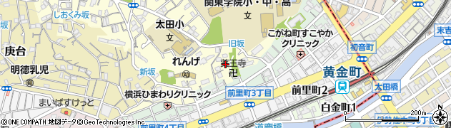 神奈川県横浜市南区三春台13周辺の地図