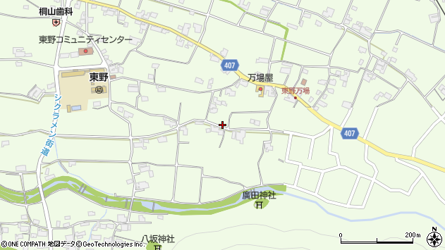 〒509-7202 岐阜県恵那市東野の地図