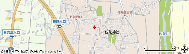 鳥取県米子市淀江町佐陀113-1周辺の地図