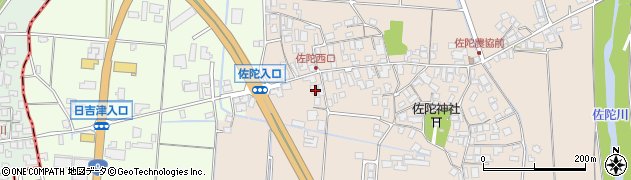 鳥取県米子市淀江町佐陀93周辺の地図