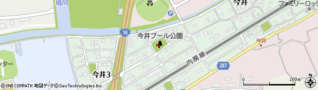 今井プール公園周辺の地図