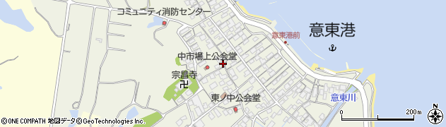 中市場上公会堂周辺の地図