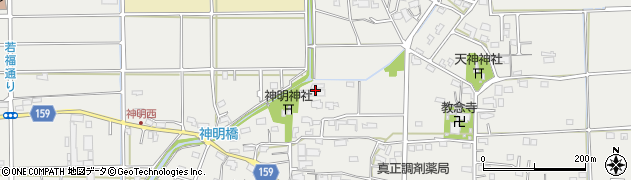 岐阜県本巣市下真桑670周辺の地図
