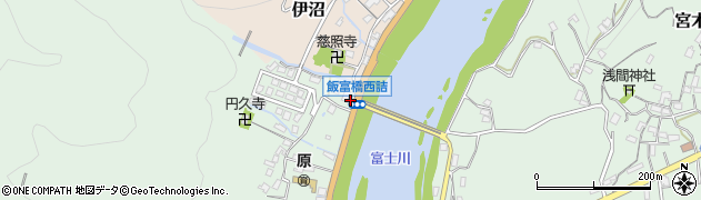 コスモＴＯＳＳ飯富橋ＳＳ周辺の地図