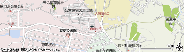 岐阜県恵那市長島町永田51周辺の地図