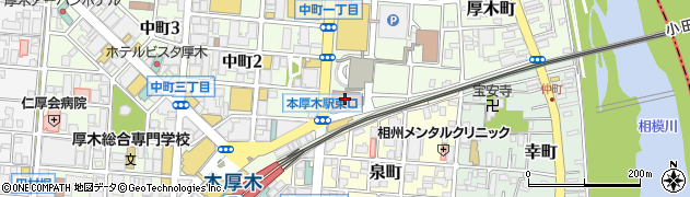 デイリーヤマザキ厚木シティプラザ店周辺の地図