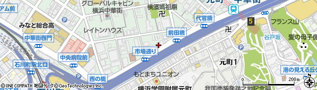 アレスショップ横浜元町店周辺の地図
