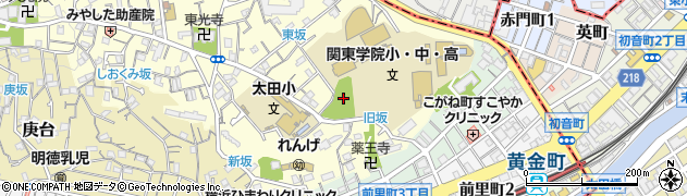 三春台第二公園周辺の地図