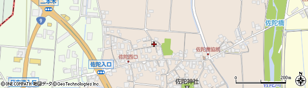 鳥取県米子市淀江町佐陀578-1周辺の地図