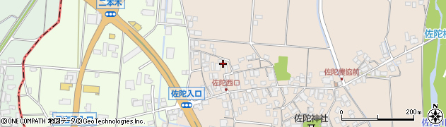 鳥取県米子市淀江町佐陀周辺の地図