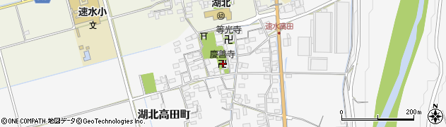 慶善寺周辺の地図