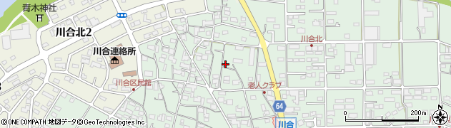 岐阜県可児市川合周辺の地図