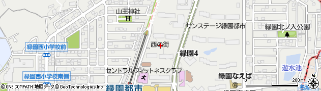 神奈川県横浜市泉区緑園周辺の地図