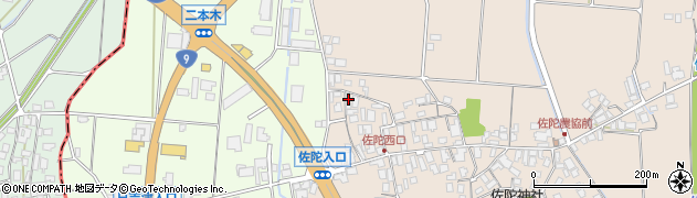 鳥取県米子市淀江町佐陀540周辺の地図