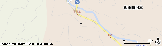 兵庫県豊岡市但東町河本532周辺の地図