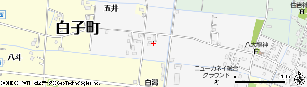 千葉県長生郡白子町五井2673周辺の地図