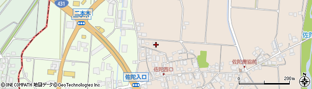 鳥取県米子市淀江町佐陀1728周辺の地図