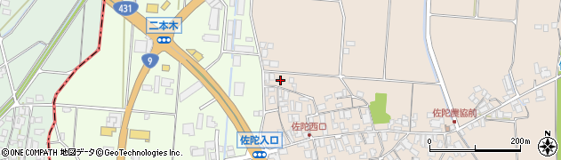 鳥取県米子市淀江町佐陀1730周辺の地図