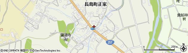 岐阜県恵那市長島町正家周辺の地図