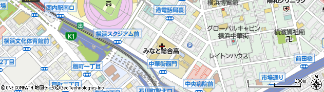 横浜市立みなと総合高等学校周辺の地図