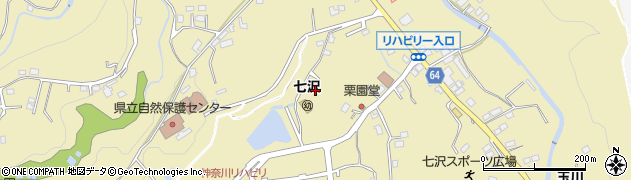 神奈川県厚木市七沢589周辺の地図