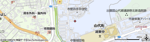 島根県松江市山代町周辺の地図