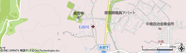 岐阜県恵那市長島町永田597周辺の地図