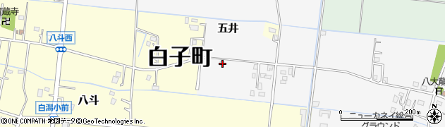 千葉県長生郡白子町五井2660周辺の地図