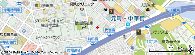 パソコントラブル１１０番横浜山下町店周辺の地図