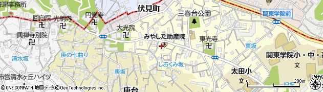 神奈川県横浜市南区三春台126周辺の地図
