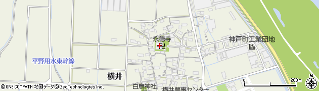 永徳寺周辺の地図