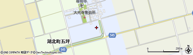 滋賀県長浜市大光寺町周辺の地図