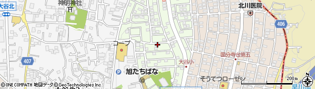 神奈川県海老名市浜田町周辺の地図