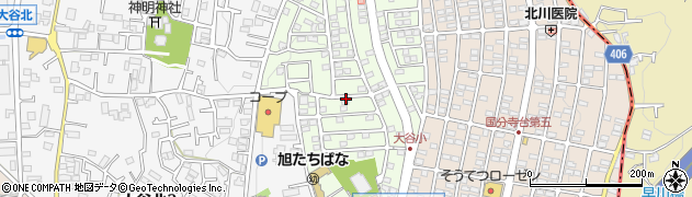 神奈川県海老名市浜田町周辺の地図