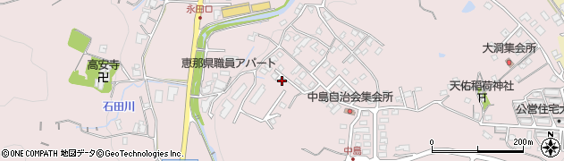 岐阜県恵那市長島町永田346周辺の地図