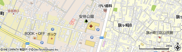 マルイ　安倍店周辺の地図