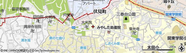神奈川県横浜市南区三春台142周辺の地図
