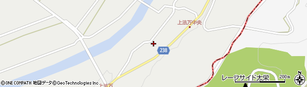 鳥取県東伯郡琴浦町法万197周辺の地図