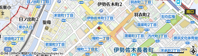 自遊空間 伊勢佐木長者町店周辺の地図