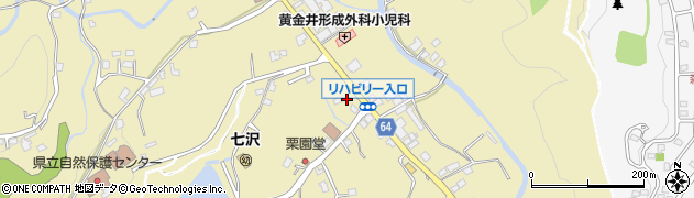 神奈川県厚木市七沢798周辺の地図