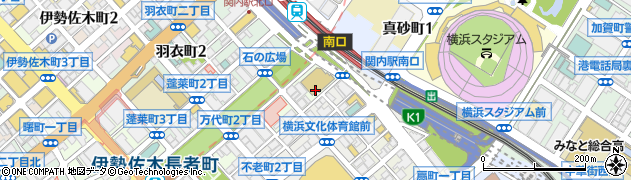 ＮＰＣ２４Ｈ関東学院大学横浜・関内キャンパスパーキング周辺の地図