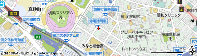 横浜貿易ビル駐車場周辺の地図