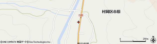 兵庫県美方郡香美町村岡区市原349周辺の地図