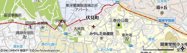 神奈川県横浜市南区三春台146周辺の地図