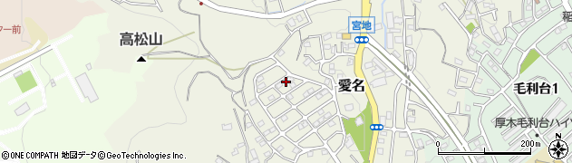神奈川県厚木市愛名393周辺の地図