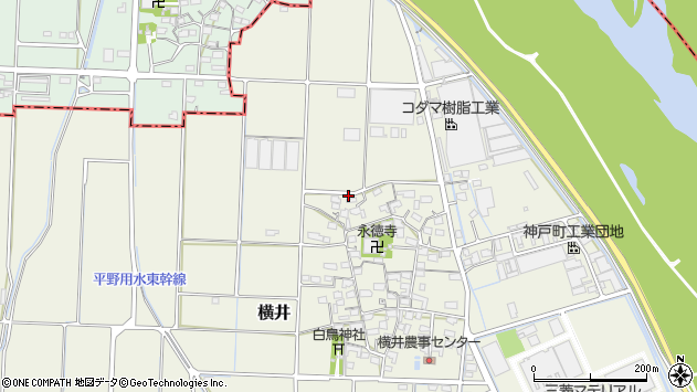 〒503-2301 岐阜県安八郡神戸町横井の地図