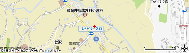 神奈川県厚木市七沢809周辺の地図