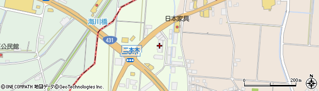日本海三菱自動車販売株式会社　クリーンカー二本木周辺の地図