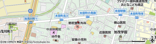 大垣共立銀行美濃加茂支店周辺の地図